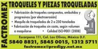 FABRICACION DE TROQUELES